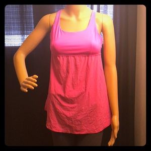 Pink lululemon tank size 8